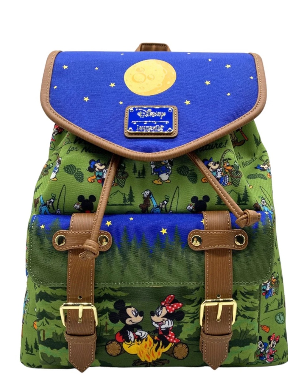Loungefly Mickey, Minnie, & Friends Camping Scene Rucksack (Exclusive)